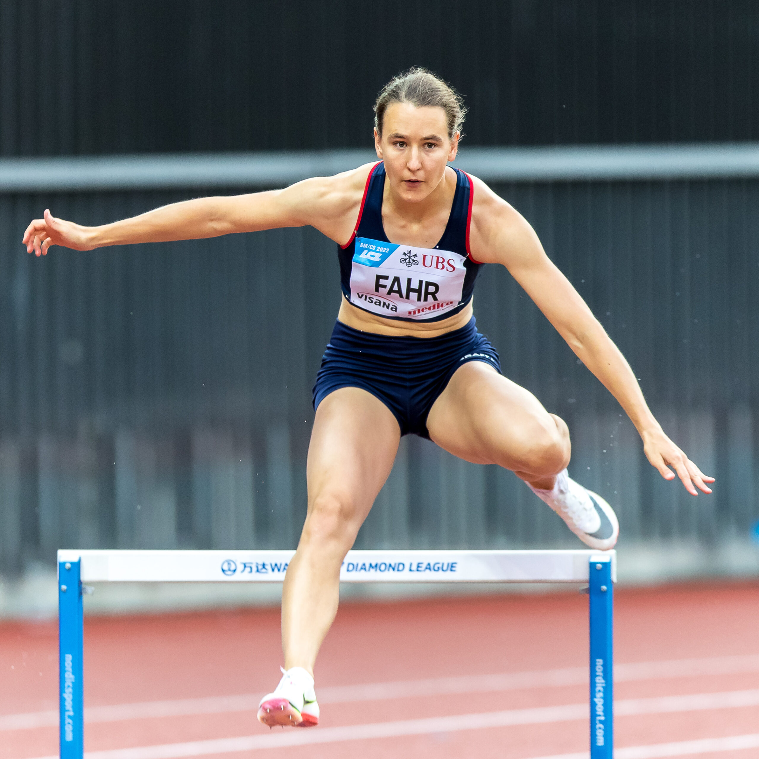 Leichtathletin Annina Fahr an den Schweizer Meisterschaften 2022