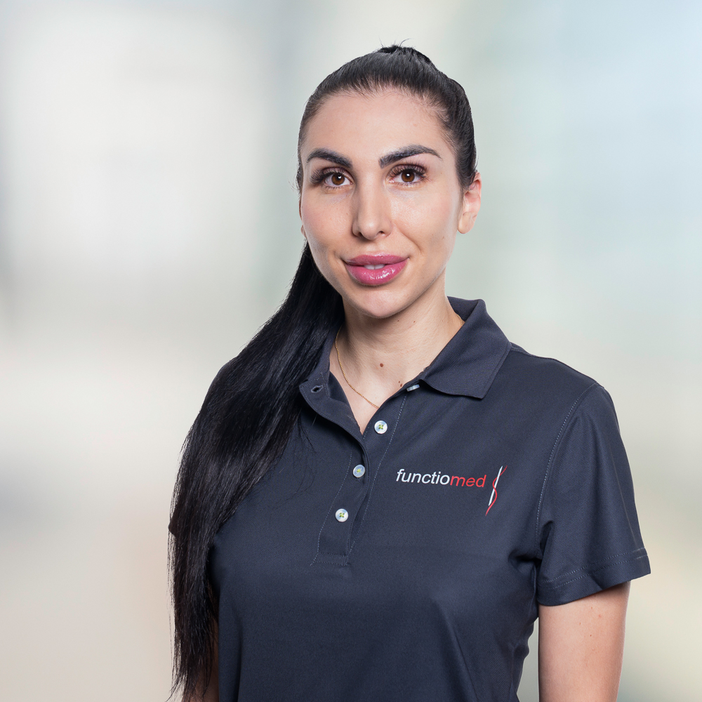 Portrait von Melanie Mazzara, Pflegefachfrau bei functiomed AG