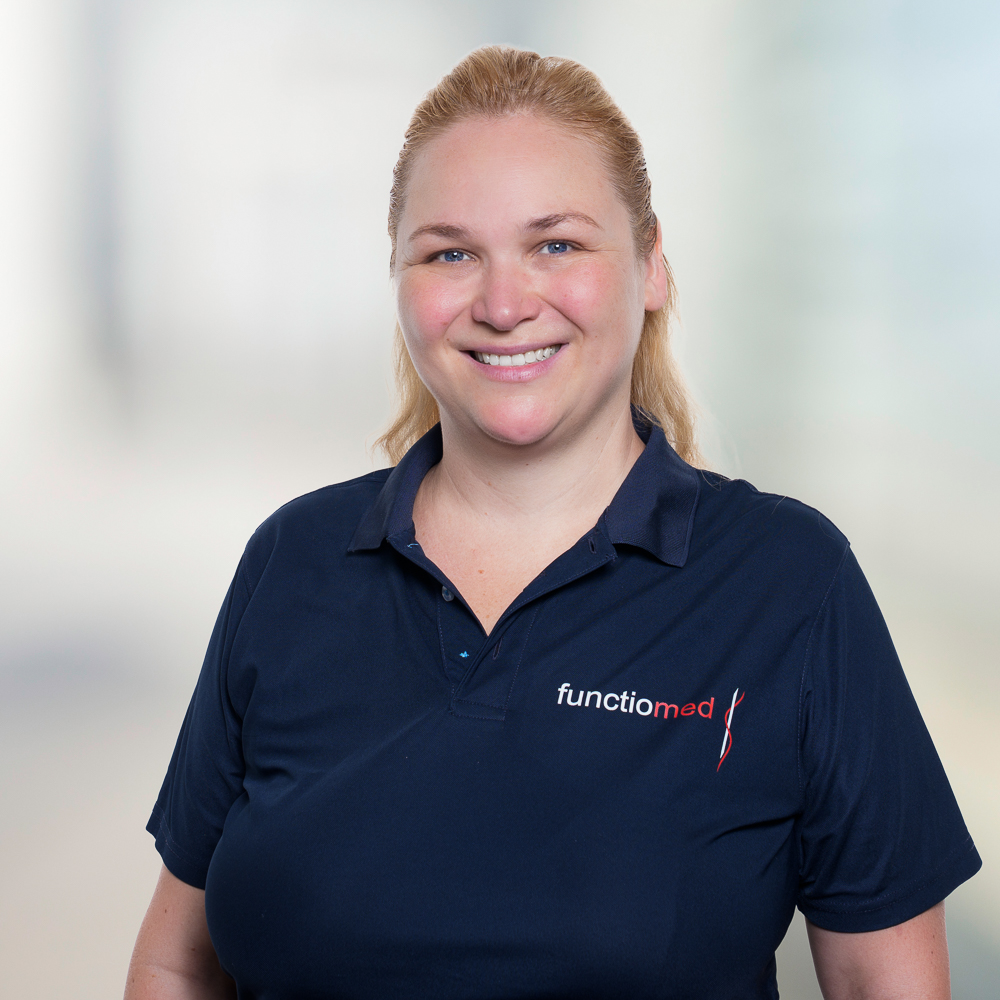 Portrait von Olga Kosarik, Berufsmasseurin der functiomed AG