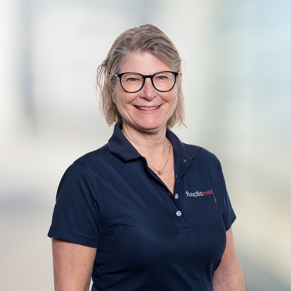 Portrait von Beatrice Liera, Empfangsmitarbeiterin der functiomed AG